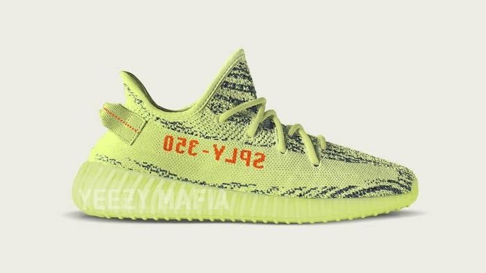 Adidas Yeezy 350 Boost V2 Semi Frozen Yellow Release Date B37572