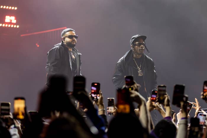 Nav and Travis Scott in Toronto