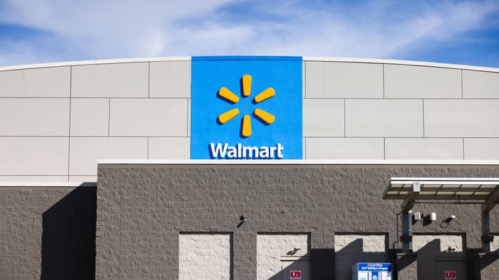 A Walmart store logo is pictured in this photo