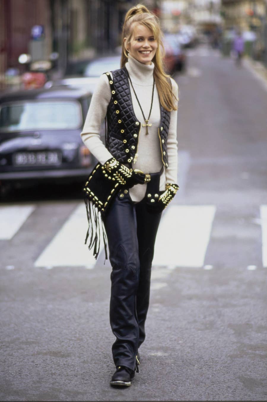 Great Outfits In Fashion History: Matt LeBlanc's Chrome Hearts Sling -  Fashionista