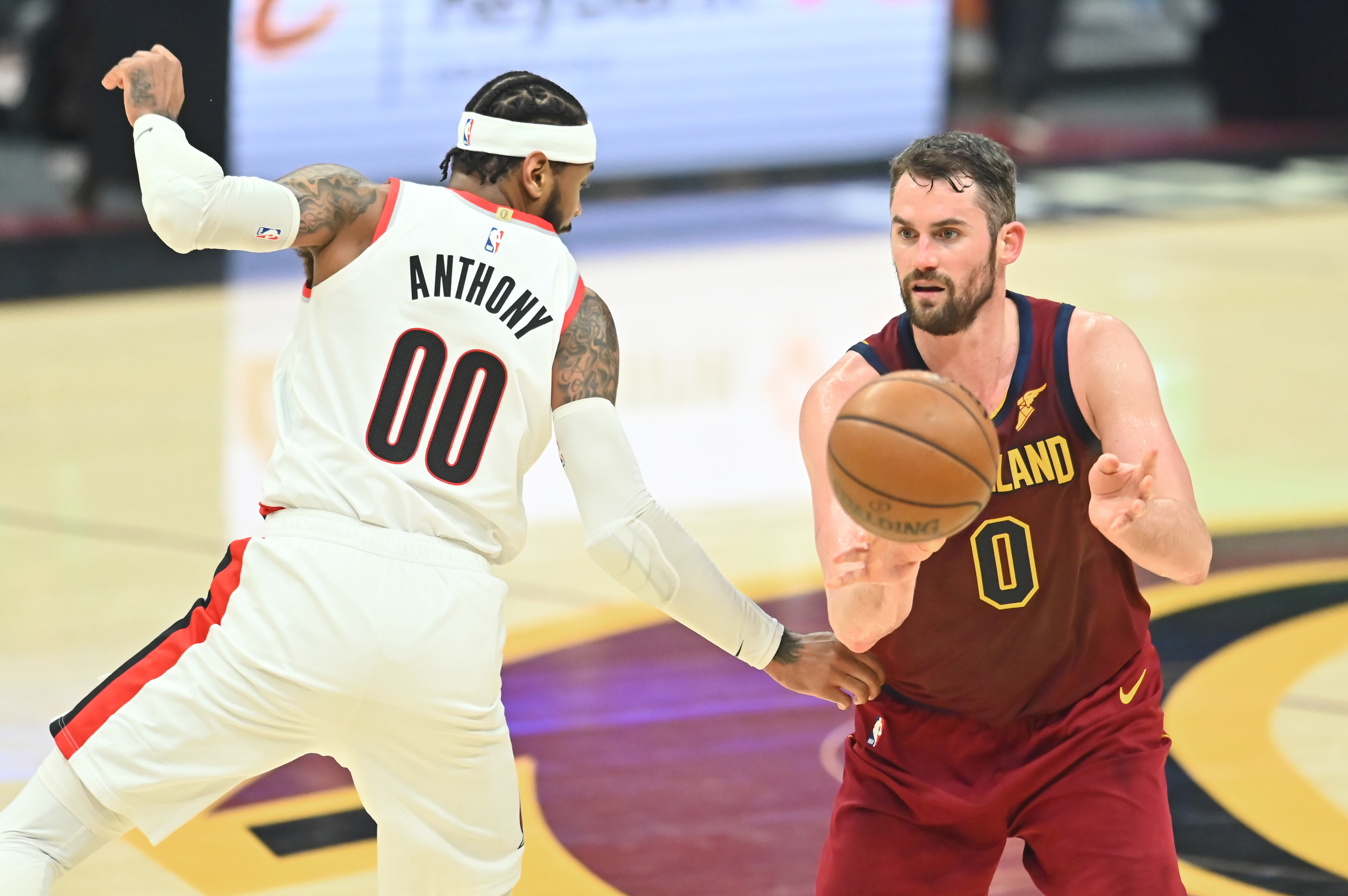 Kevin Love Cavaliers Blazers 2021