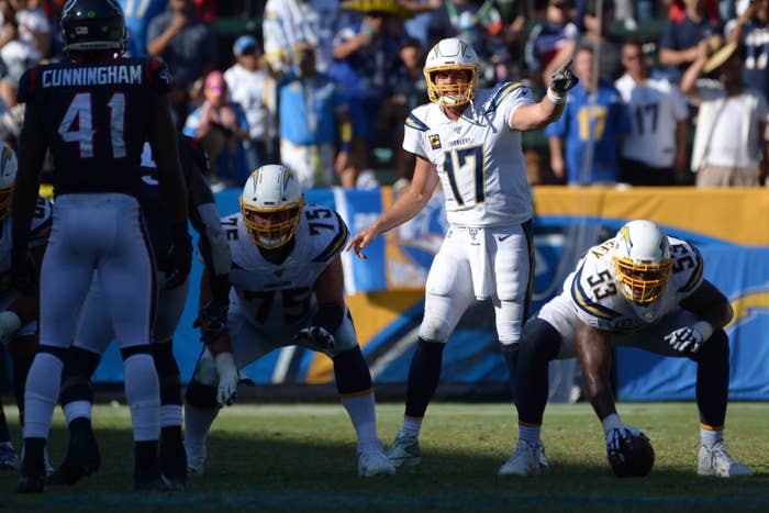 Philip Rivers Chargers Texans 2019