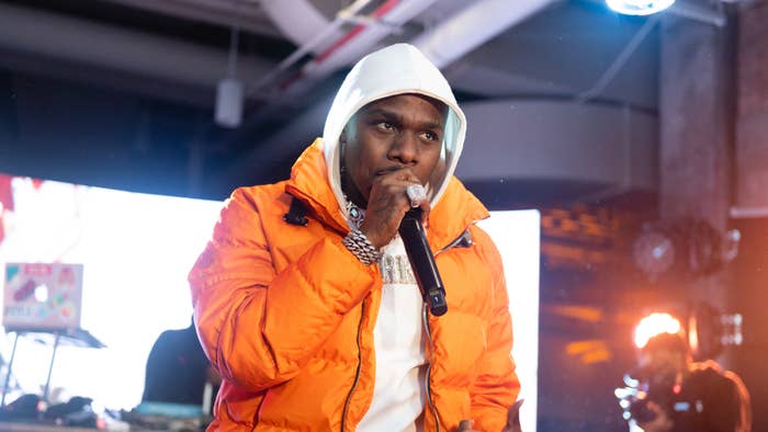 DaBaby performs at the Hennessy All Star Saturday Night