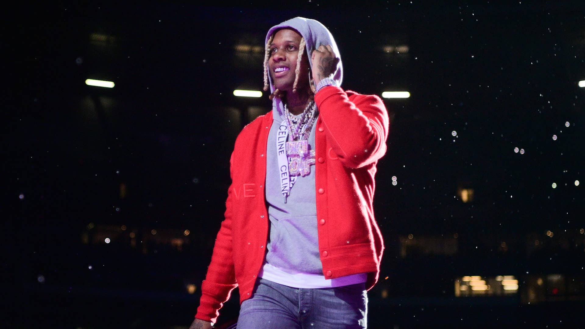 Lil Durk performs at Hot 107.9 Birthday Bash 25 at Center Parc Credit Union Stadium