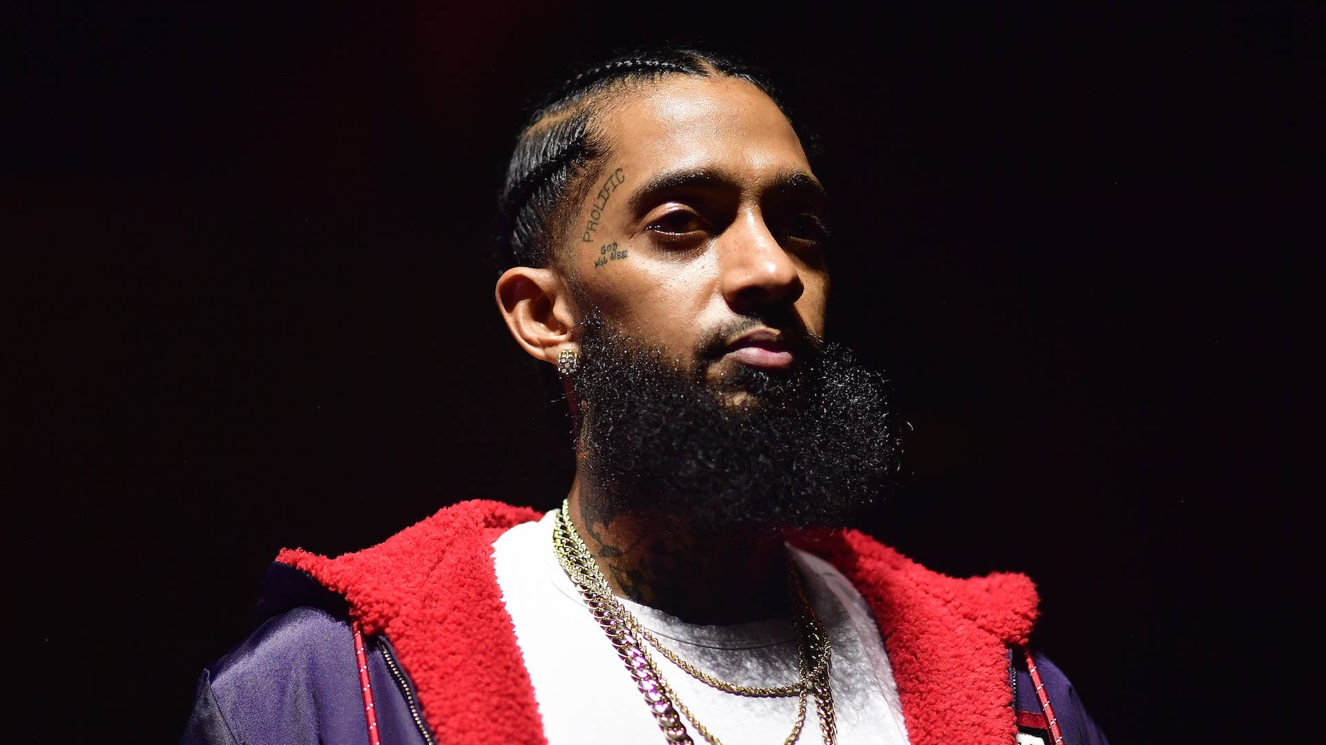 Rapper Nipsey Hussle attends A Craft Syndicate Music Collaboration Unveiling Event