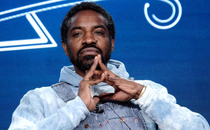 André Benjamin of &#x27;Dispatches from Elsewhere&#x27; speaks onstage during the AMC Networks portion of the Winter 2020 TCA Press Tour