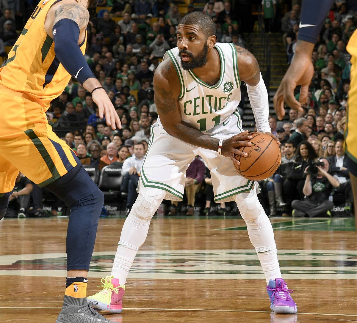 #SoleWatch: Kyrie Irving Debuts the 'Confetti' Nike Kyrie 4 | Complex