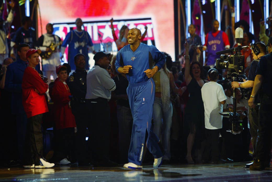 Michael Jordan 2003 NBA All Star Game Getty