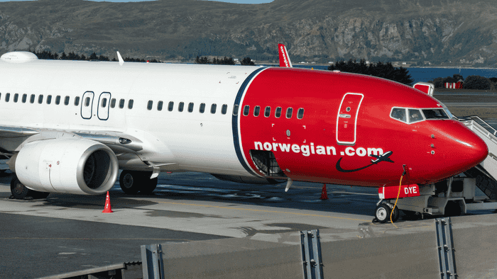 Norwegian plane.