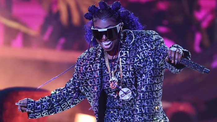 Missy Elliott is seen performing live at AMAs