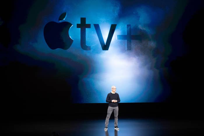 Apple CEO Tim Cook introduces Apple tv+