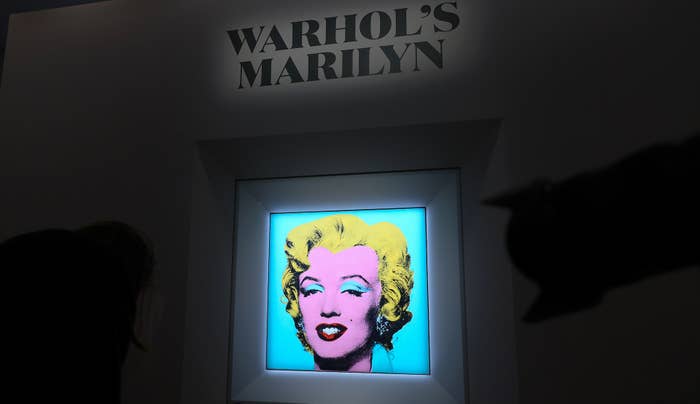 Andy Warhol&#x27;s iconic ‘Shot Sage Blue Marilyn’ sold at Christie&#x27;s auction in New York