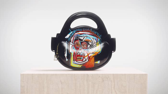 Homage Year bag made in collaboration with Basquiat estate