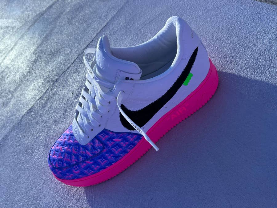 Nike, Shoes, Custom Lv Multicolored Af
