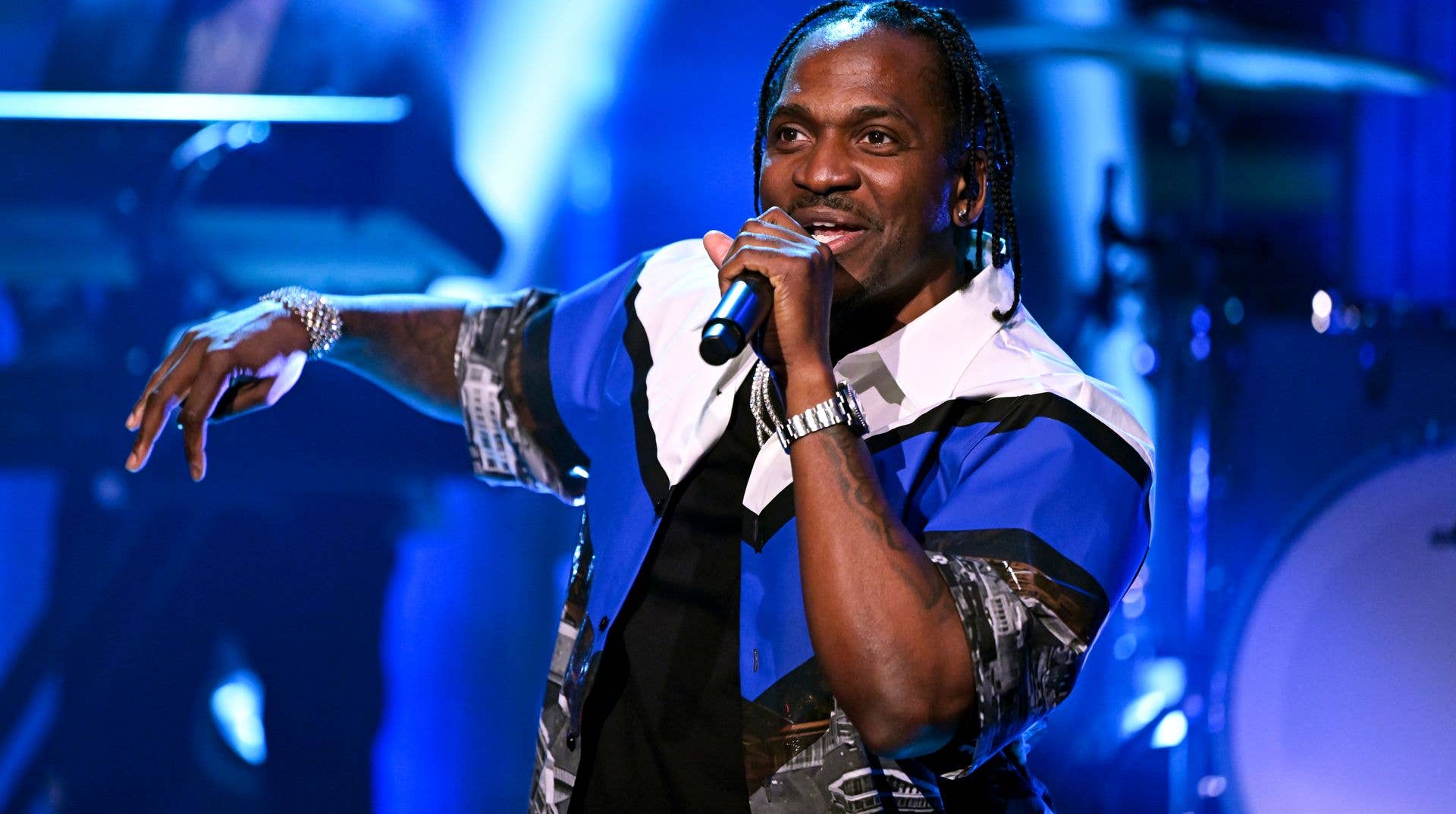 Pusha T performs on 'The Tonight Show'