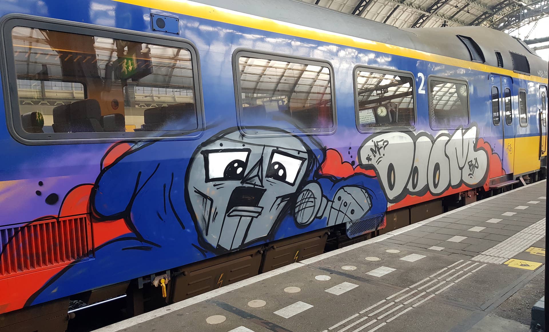 MF Doom Graffiti Train