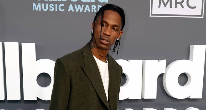 Travis Scott on BBMAs red carpet