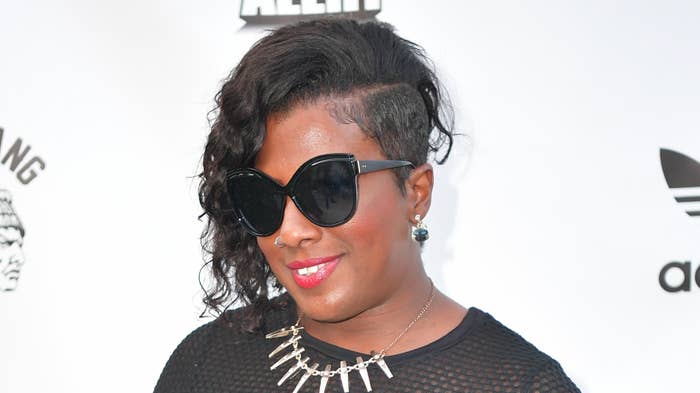 Gangsta Boo attends Baller Aler Rooftop Day Party.