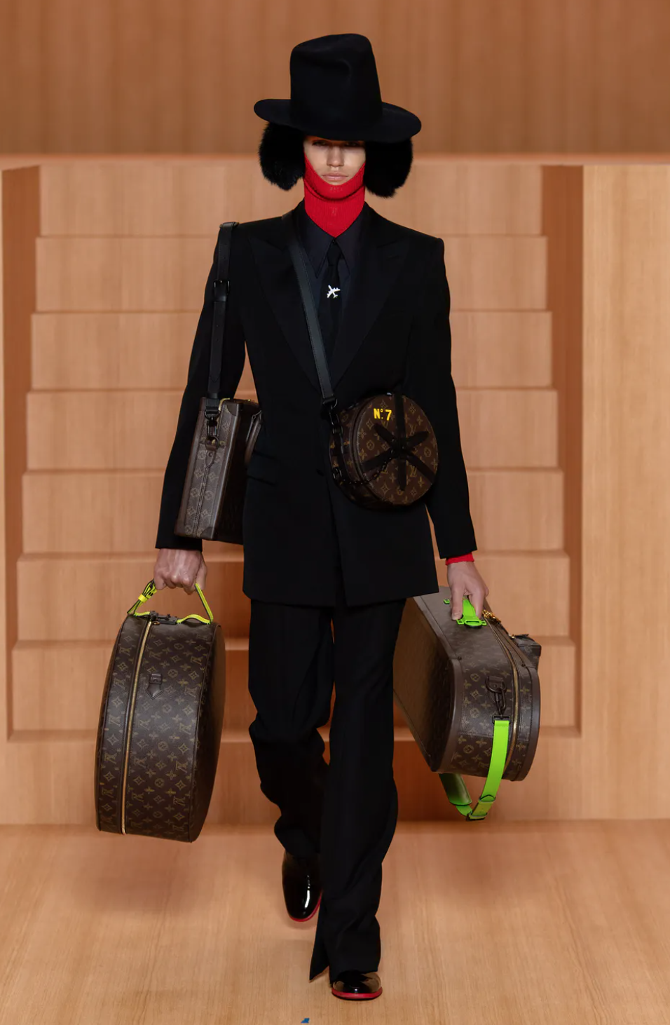 Louis Vuitton on X: #LVMenFW19 Playing with scale. A backpack from the  latest #LouisVuitton Men's Show by @VirgilAbloh. See more at    / X