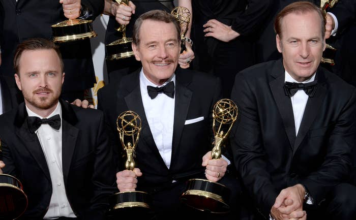 Aaron Paul, Bryan Cranston, and Bob Odenkirk