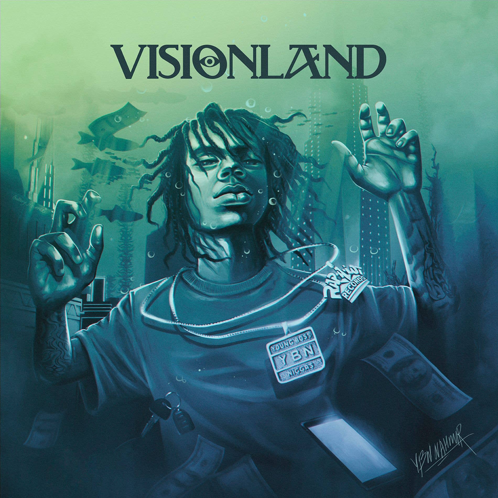 YBN Nahmir Visionland Artwork