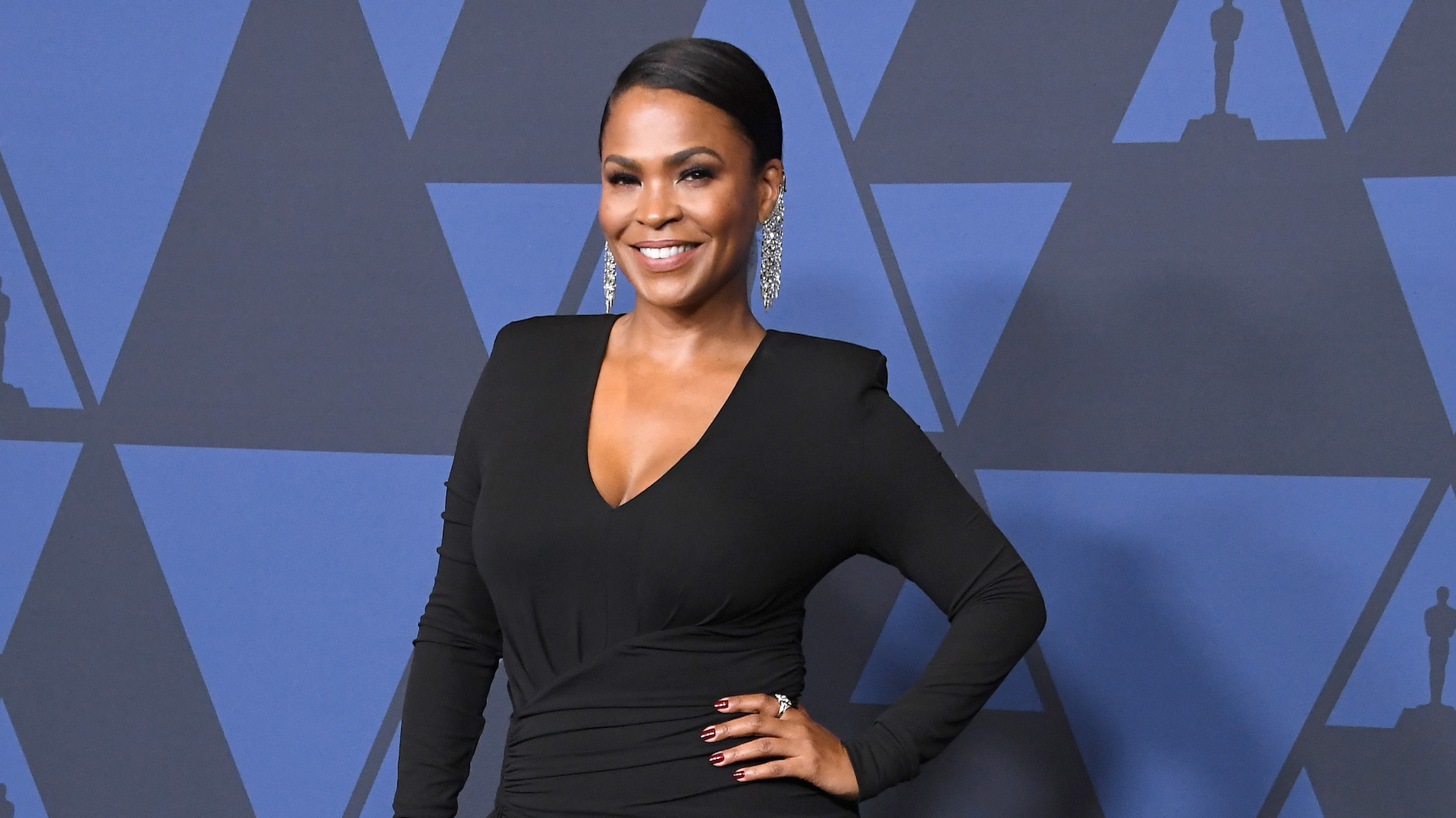 Nia Long arrives at the Academy Of Motion Picture Arts And Science