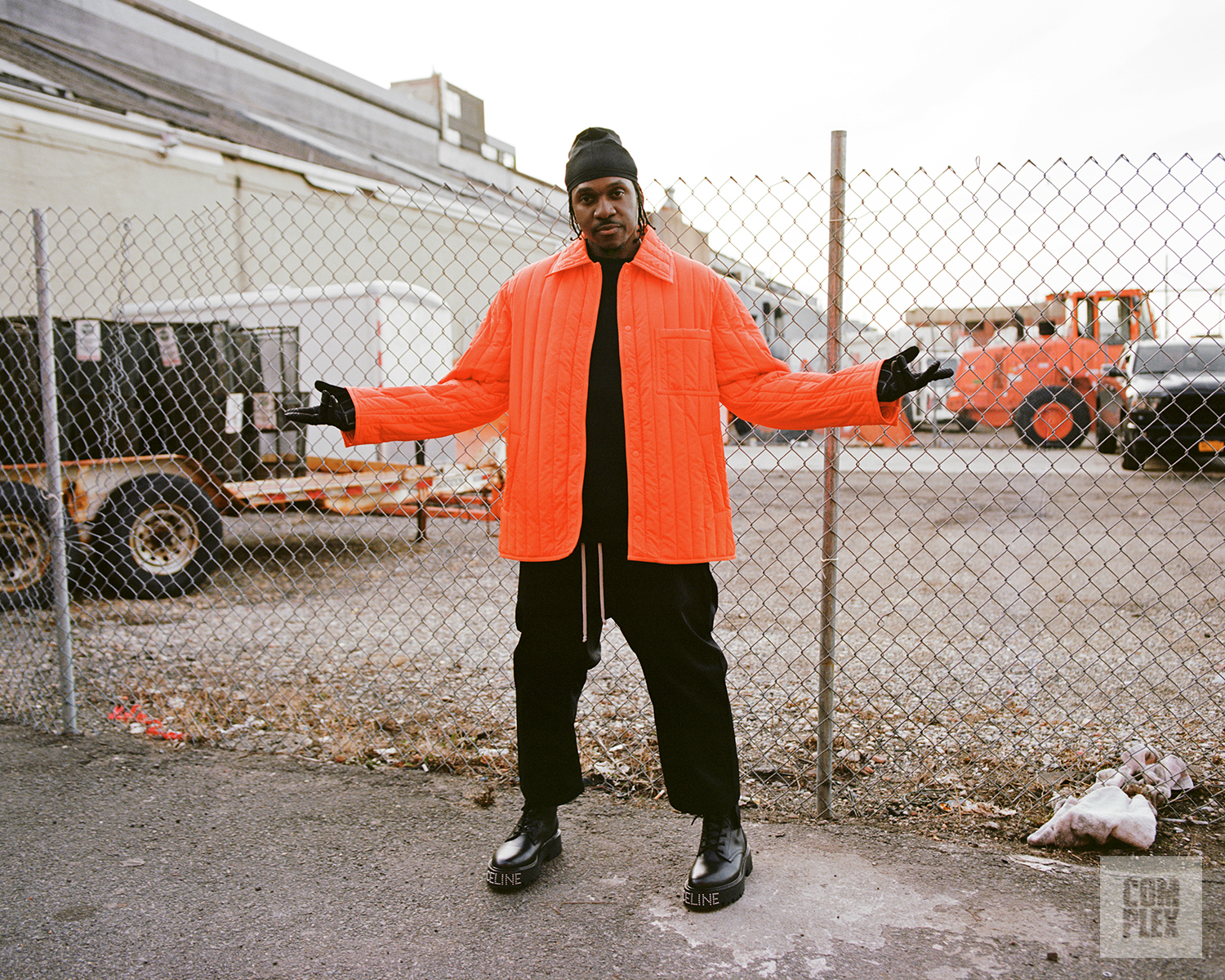 Pusha T poses for his Complex interview