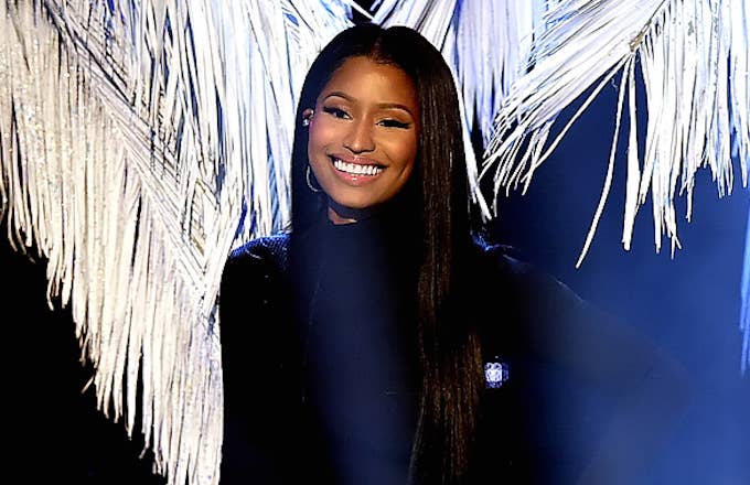 Singer Nicki Minaj performs onstage during the 2016 American Music Awards