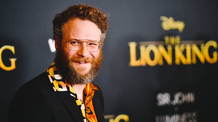 Seth Rogen photographed in Hollywood