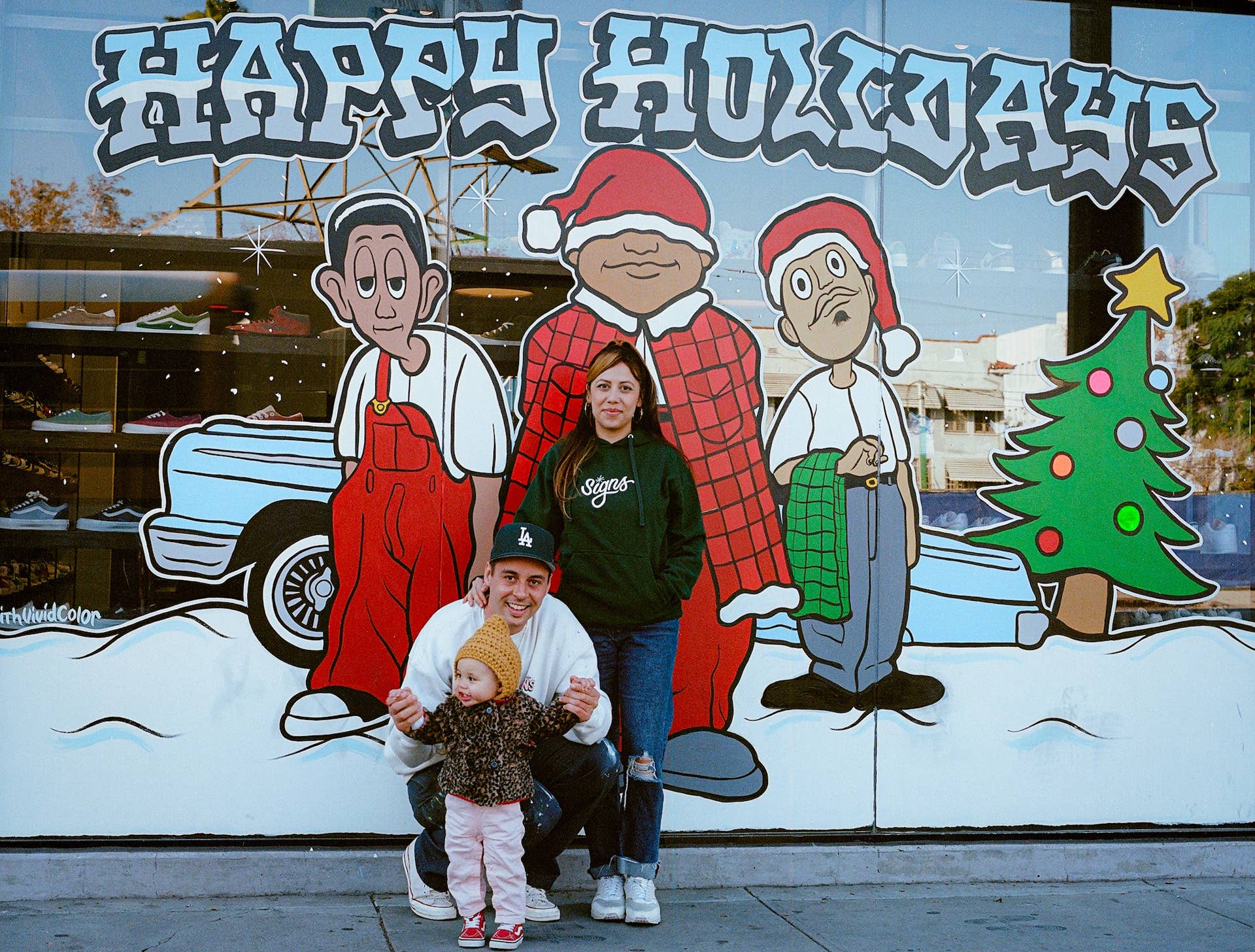 Streetwear Holiday Windows Undefeated Homies With Vivid Colors