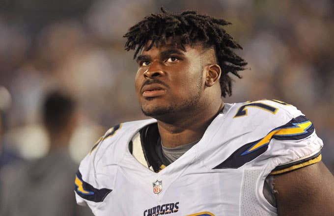 D.J. Fluker of the San Diego Chargers.