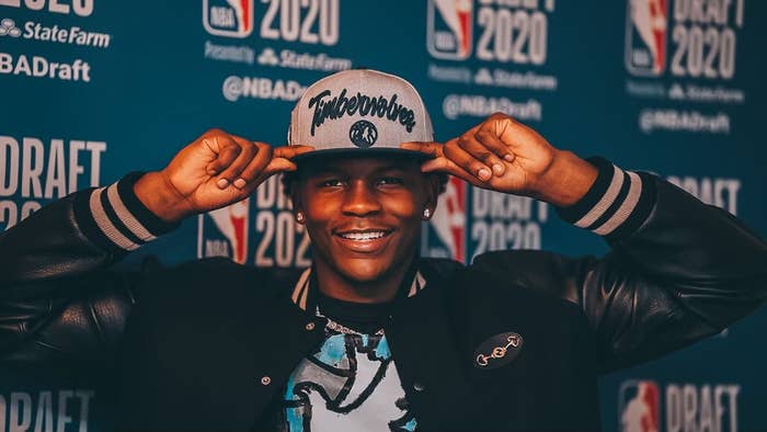 Anthony Edwards Hat Timberwolves NBA Draft 2020