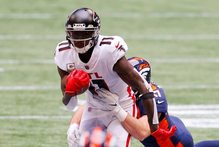 Julio Jones Falcons Broncos 2020