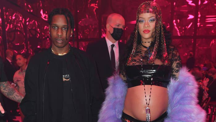 Rihanna Shows Off Baby Bump at Gucci Runway Show With ASAP Rocky | Complex