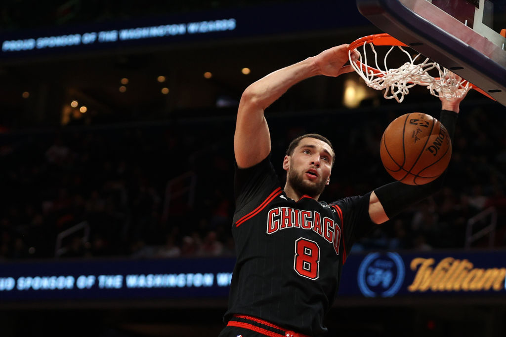 Zach LaVine Bulls Dunk 2021