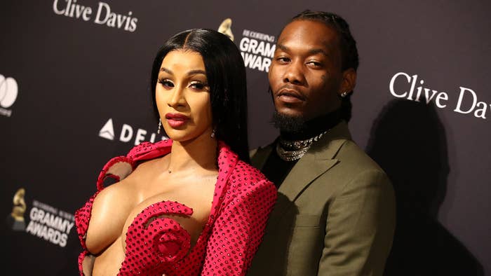 Cardi B and Offset attend the GRAMMY Salute to Industry Icons Honoring Sean &quot;Diddy&quot; Combs