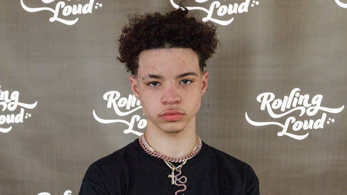 Lil Mosey poses for a portrait during day two of Rolling Loud
