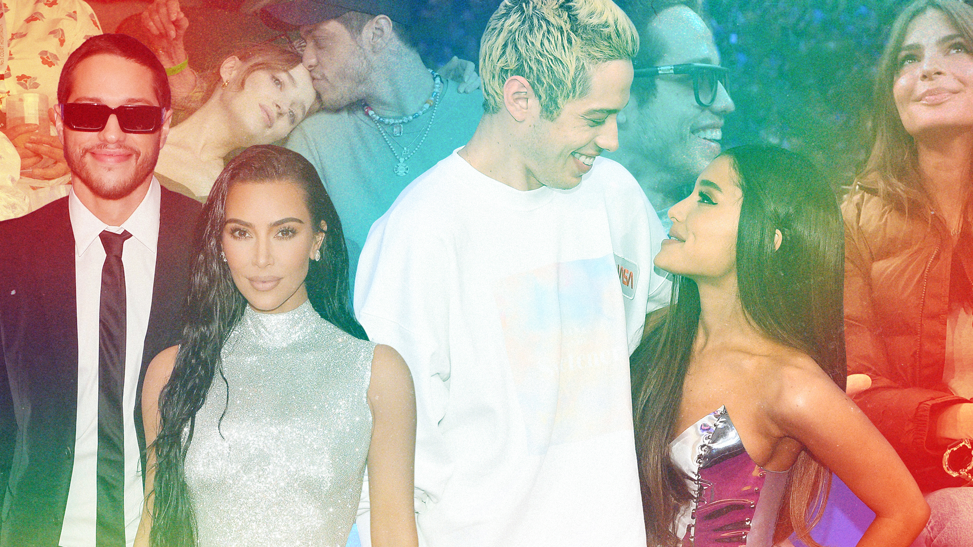 Kim Kardashian, Pete Davidson See Exes Kaia Gerber, Phoebe Dynevor