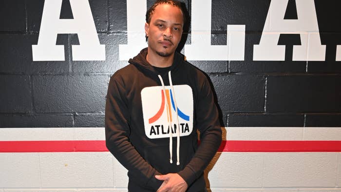 TI is seen backstage at an event in Georgia