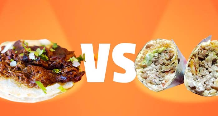 taco vs burrito debate