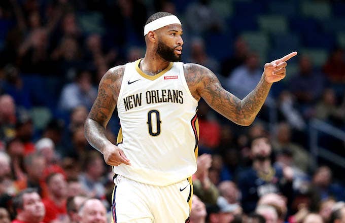 DeMarcus Cousins of the Pelicans