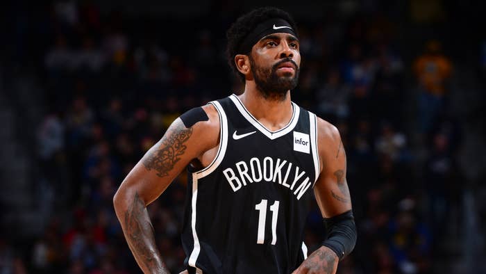 Kyrie Irving at a Brooklyn Nets Game
