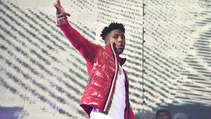 NBA YoungBoy performs onstage during Lil Baby &amp; Friends concert