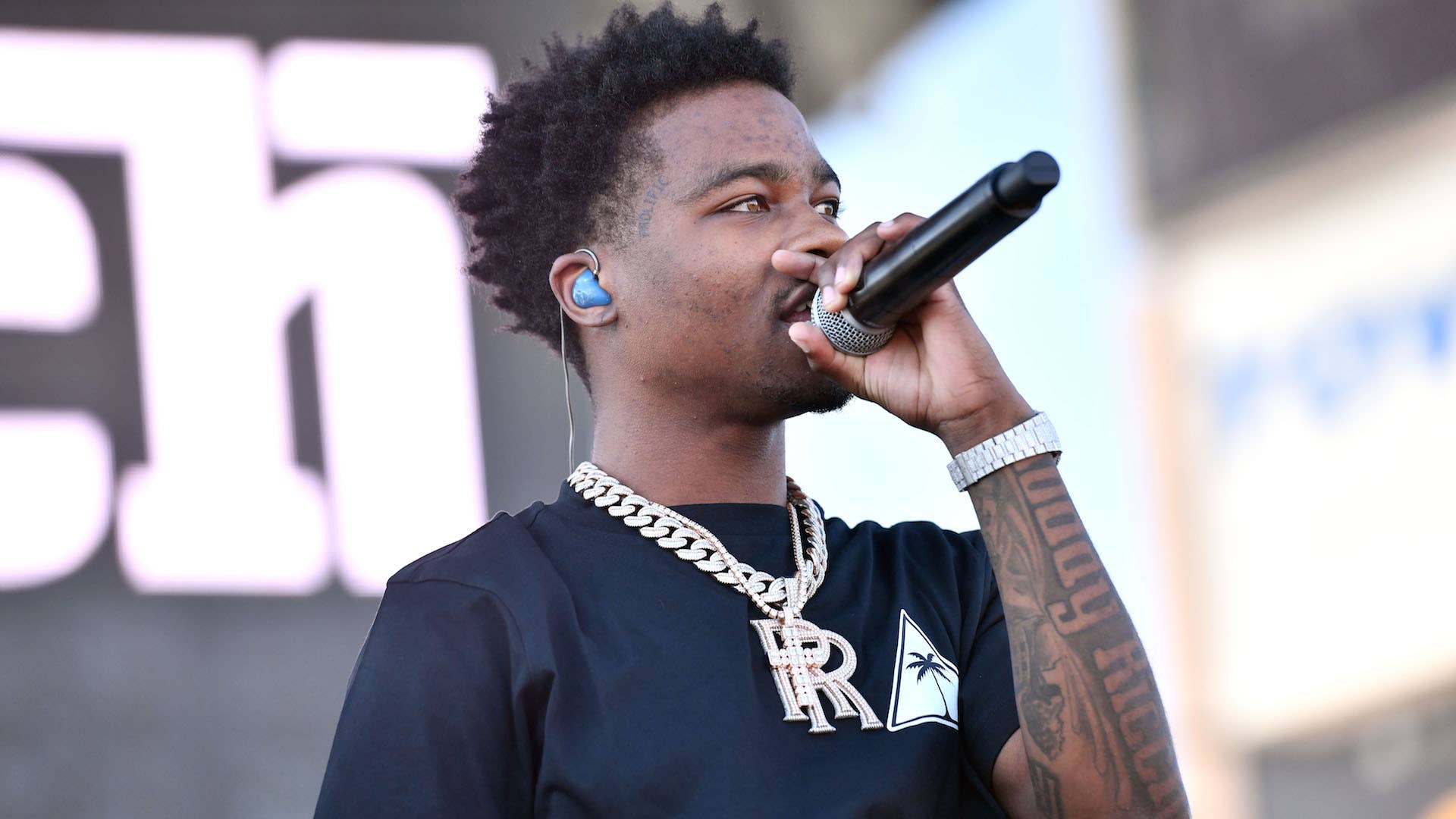 Rapper Roddy Ricch performs onstage during the 92.3 Real Street Festival