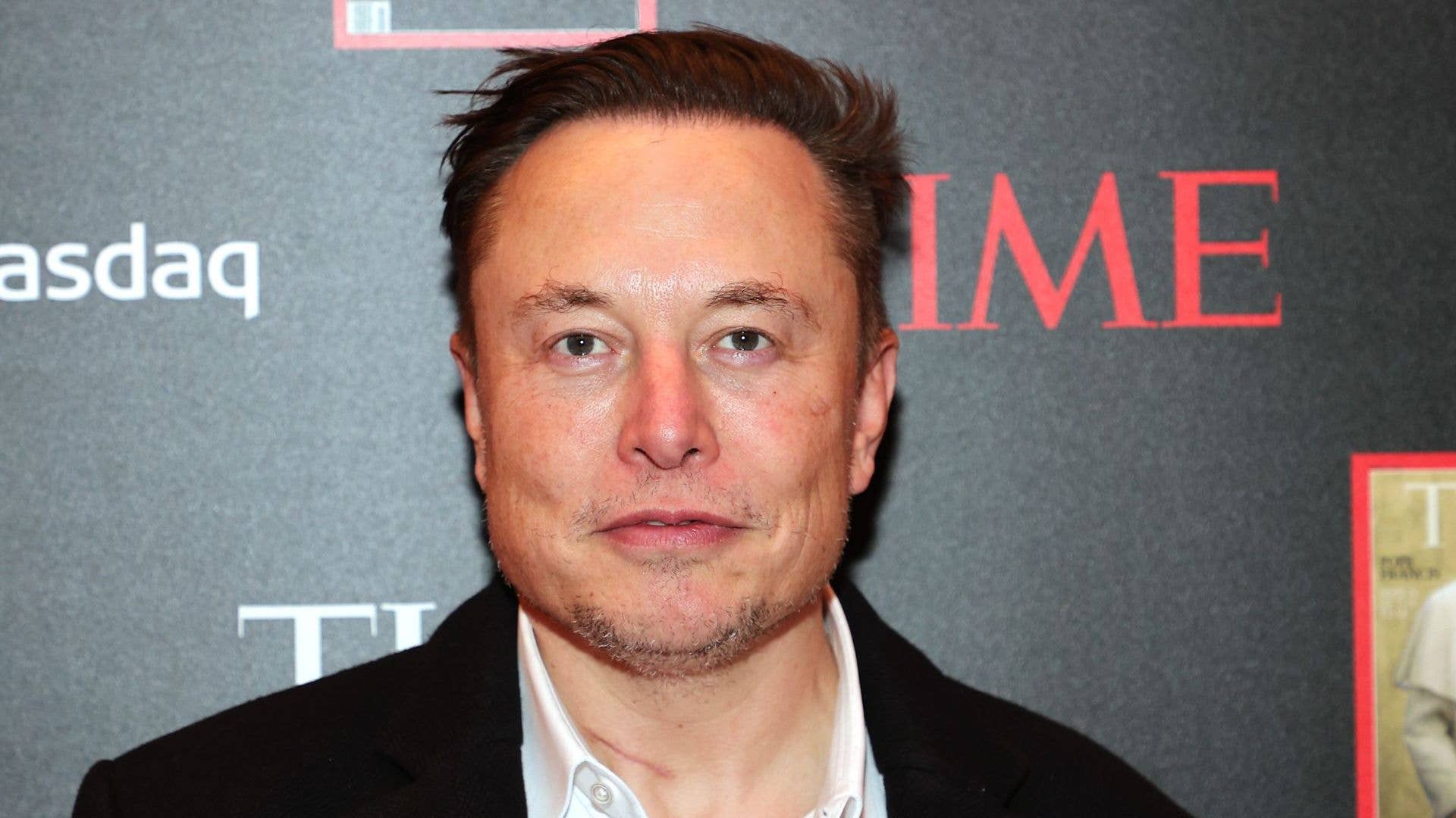 Elon Musk at the times red carpet.