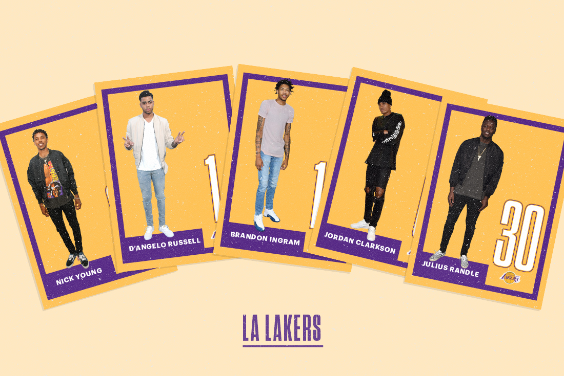 LA Lakers stylish NBA team