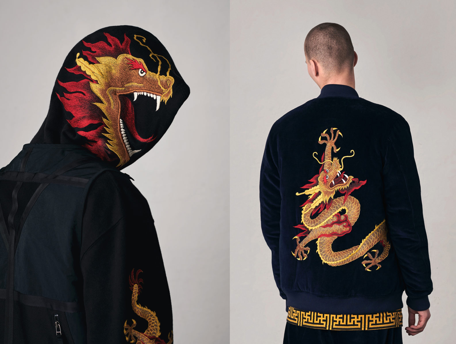 Maharishi Dragon Embroidery China Jacket