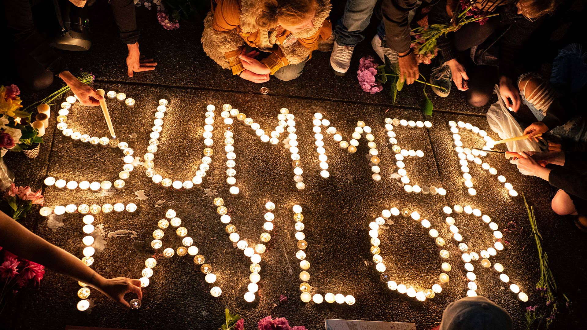 Summer Taylor vigil in Seattle.