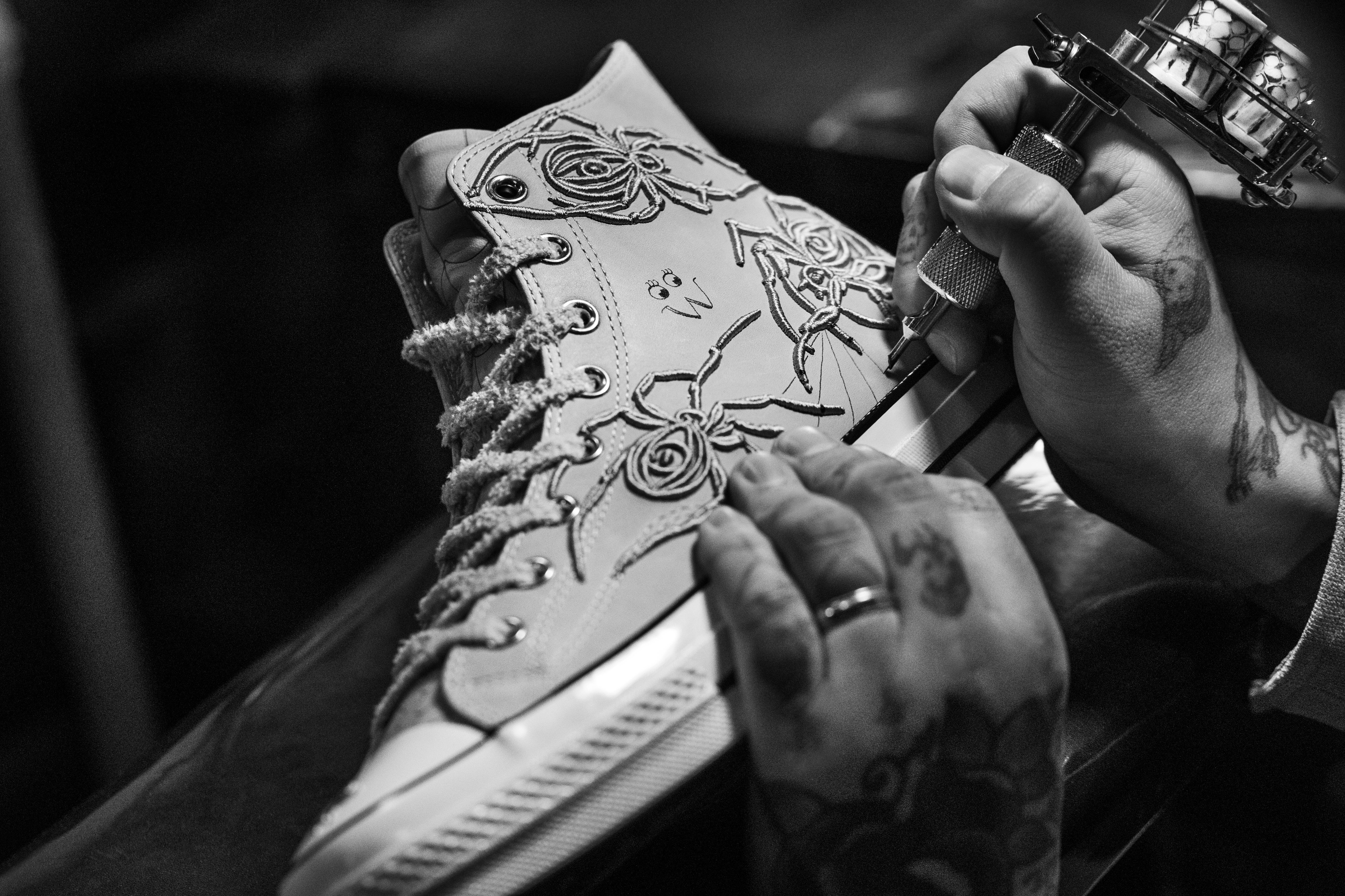 Tattoo uploaded by Ross Howerton  The goto lowtop Converse Chuck Taylor  All Star illustrated by Dan Smith IG dansmithism Converse DanSmith  kicks lowtop sneakerheads chucks realism chucktaylor  Tattoodo