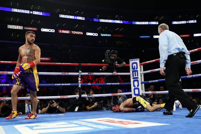 Lomachenko Crolls Knockout 2019